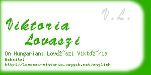 viktoria lovaszi business card